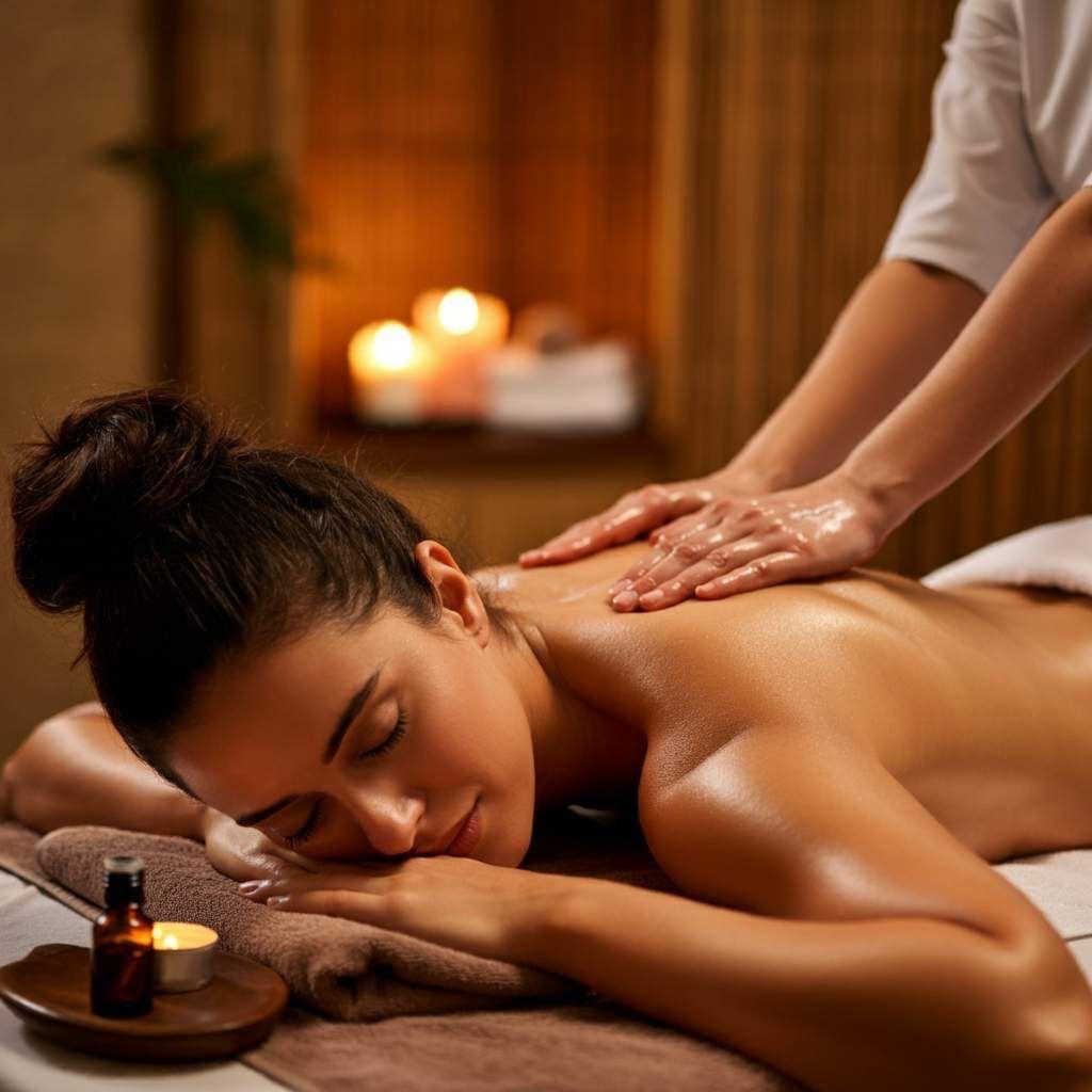 Luxury spa wellness session